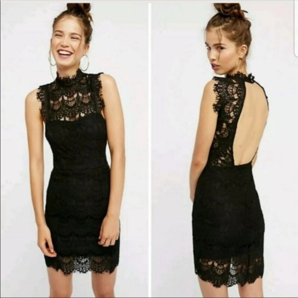 Free People Daydream Body con dress with open back